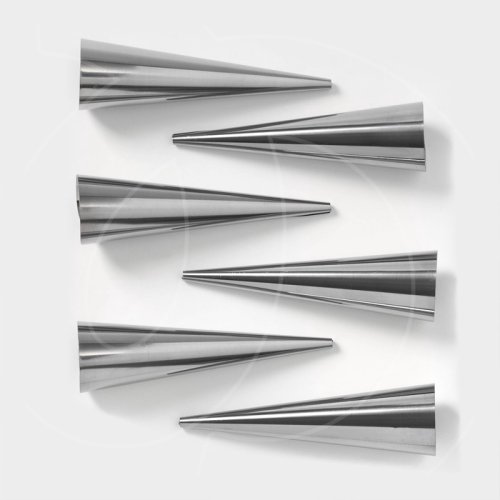 Набор металлических форм для круассанов и трубочек 6 шт 7619023			