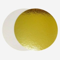 Подложка под торт Золото/Белая 3 мм 20 см 