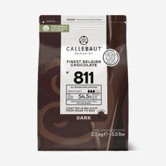 Шоколад тёмный CALLEBAUT 54,5% 1 кг 811NV-595,  811-RT-U71