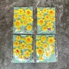 Фигурка из шоколадной глазури 3D "Ромашки" 