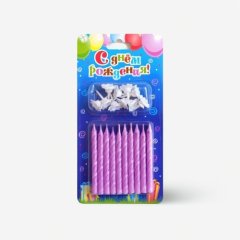 Свечи декоративные "Лаванда" 6 см 109	