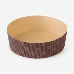 Форма бумажная для выпечки пирога D185 H60 мм 1 шт 