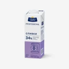 Сливки ультрапастеризованные Свежее завтра 34% 1 л 