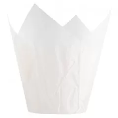 Капсула тюльпан Белая D50 H80 мм 1 шт TULIP W 50*80 E  Т50*80(W), б-102; 7450250